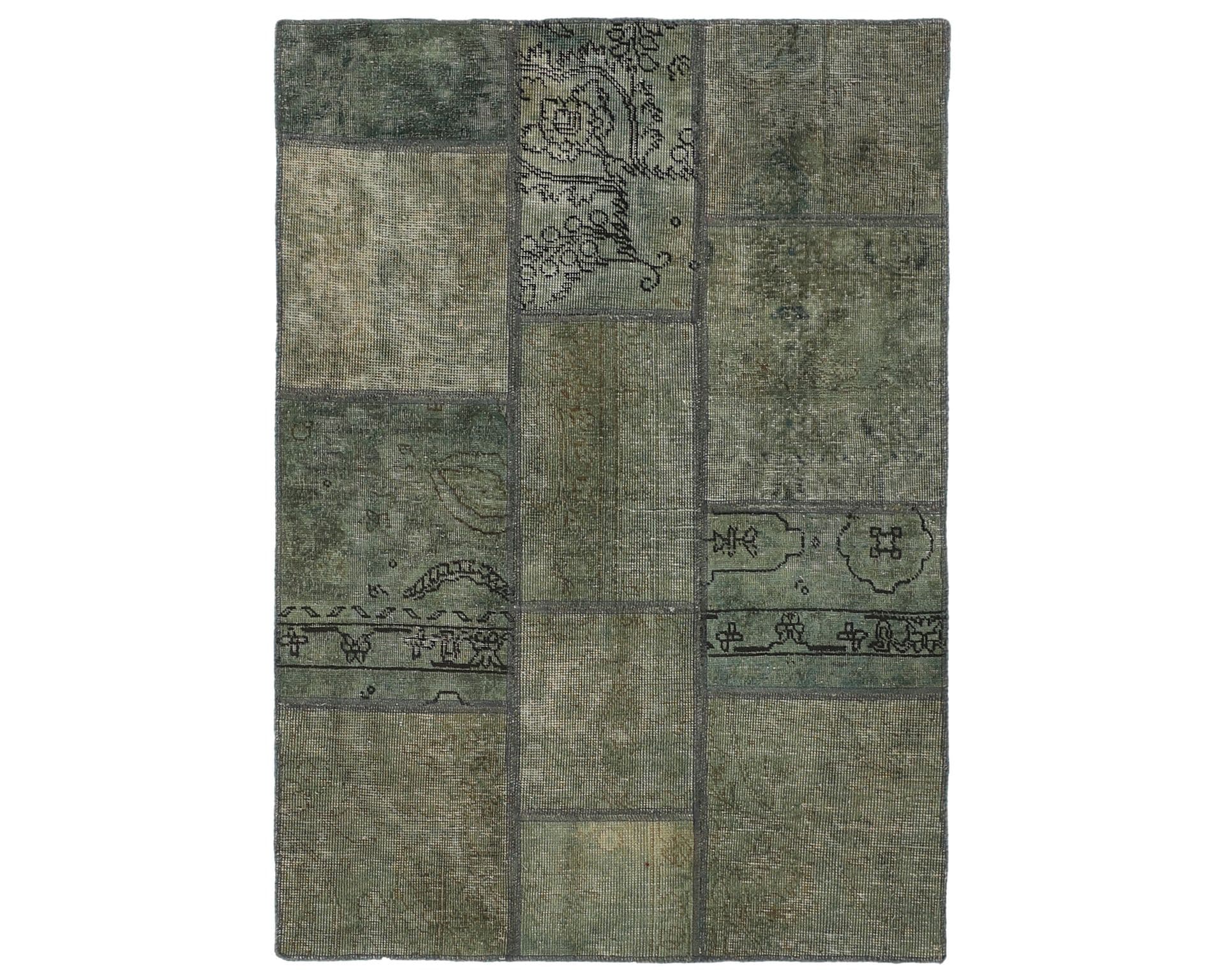 Vintage Patchwork orientalisk matta 105 x 151 cm