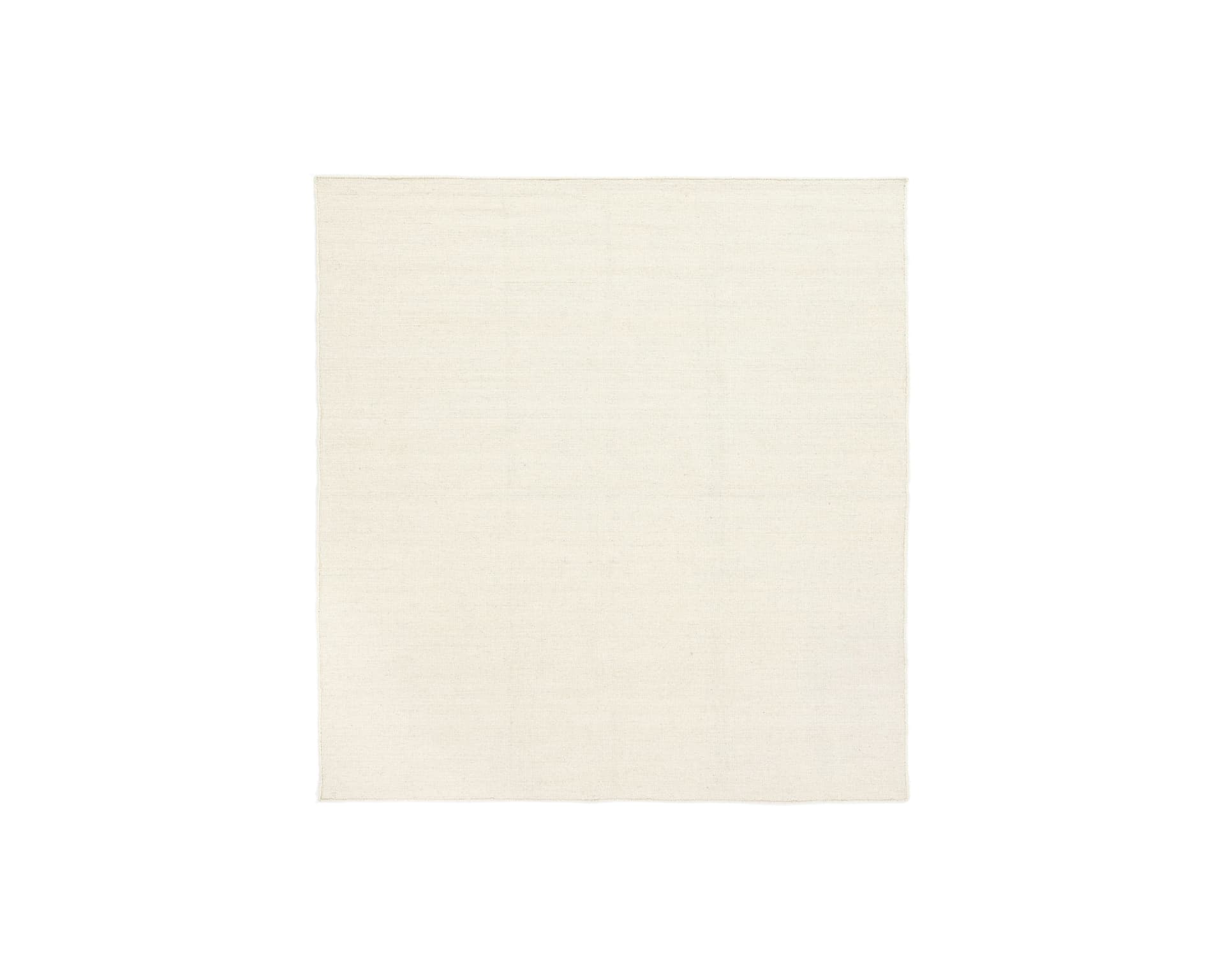 Rugvista Handloom Flat ullmatta 250 x 250 cm naturvit