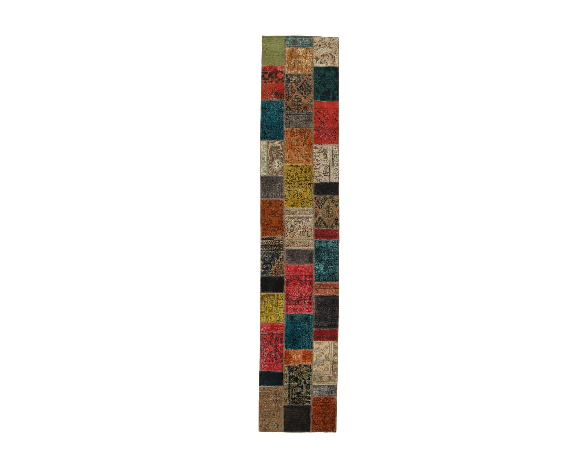 Vintage Patchwork orientalisk matta 80 x 411 cm