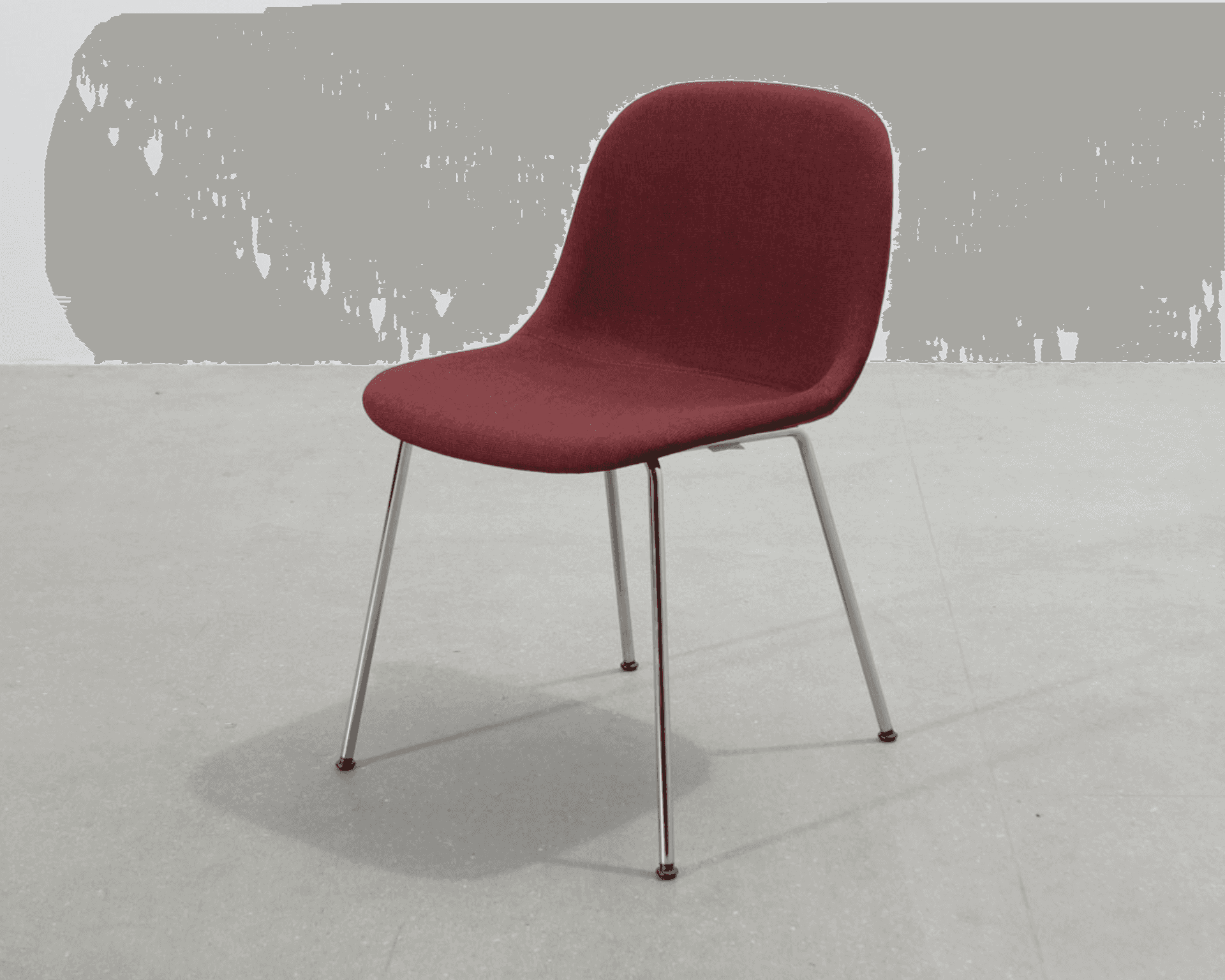 Muuto Fiber Side stol röd