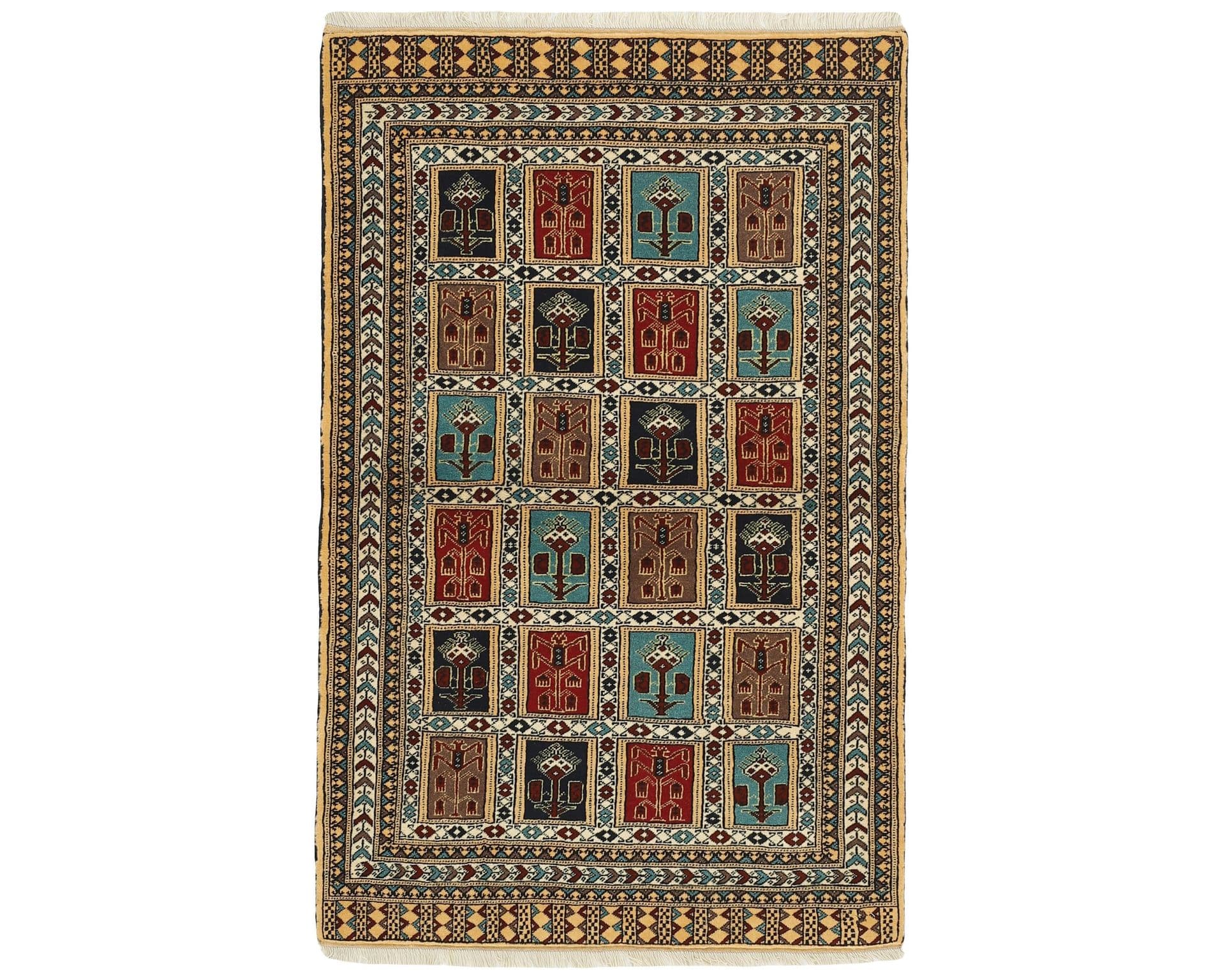 Torkaman Fine orientalisk matta 100 x 155 cm