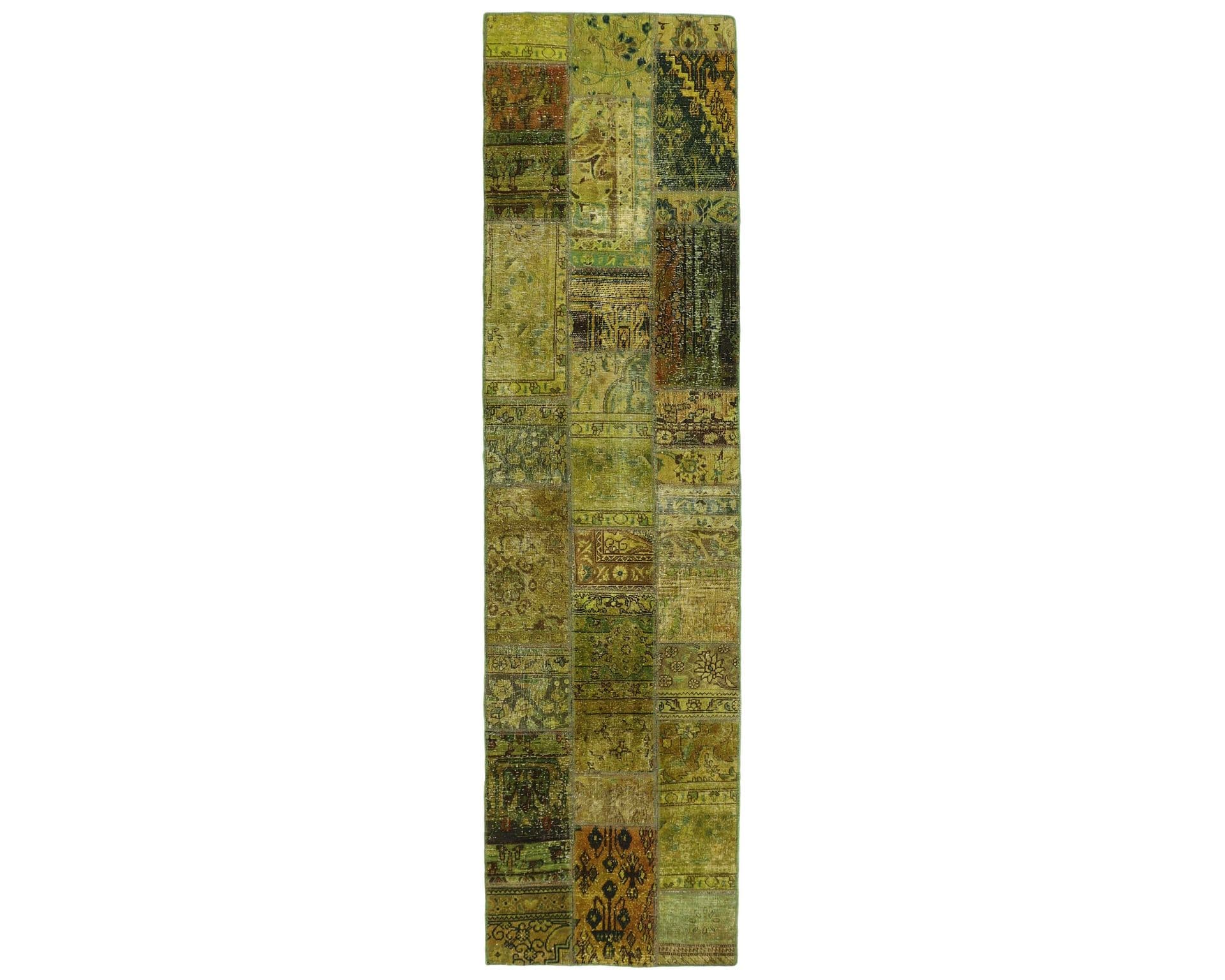Vintage Patchwork orientalisk matta 82 x 305 cm