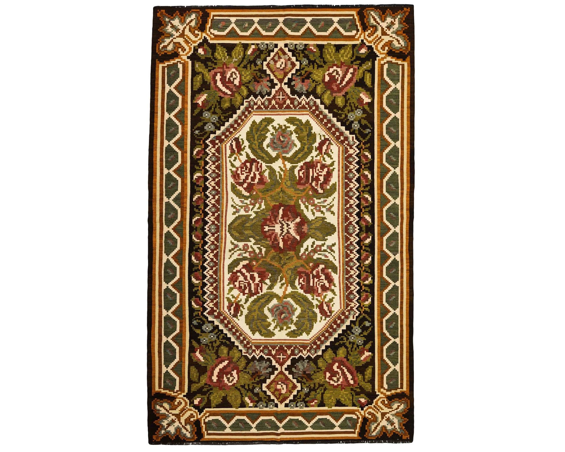 Rose Kelim orientalisk matta 202 x 331 cm
