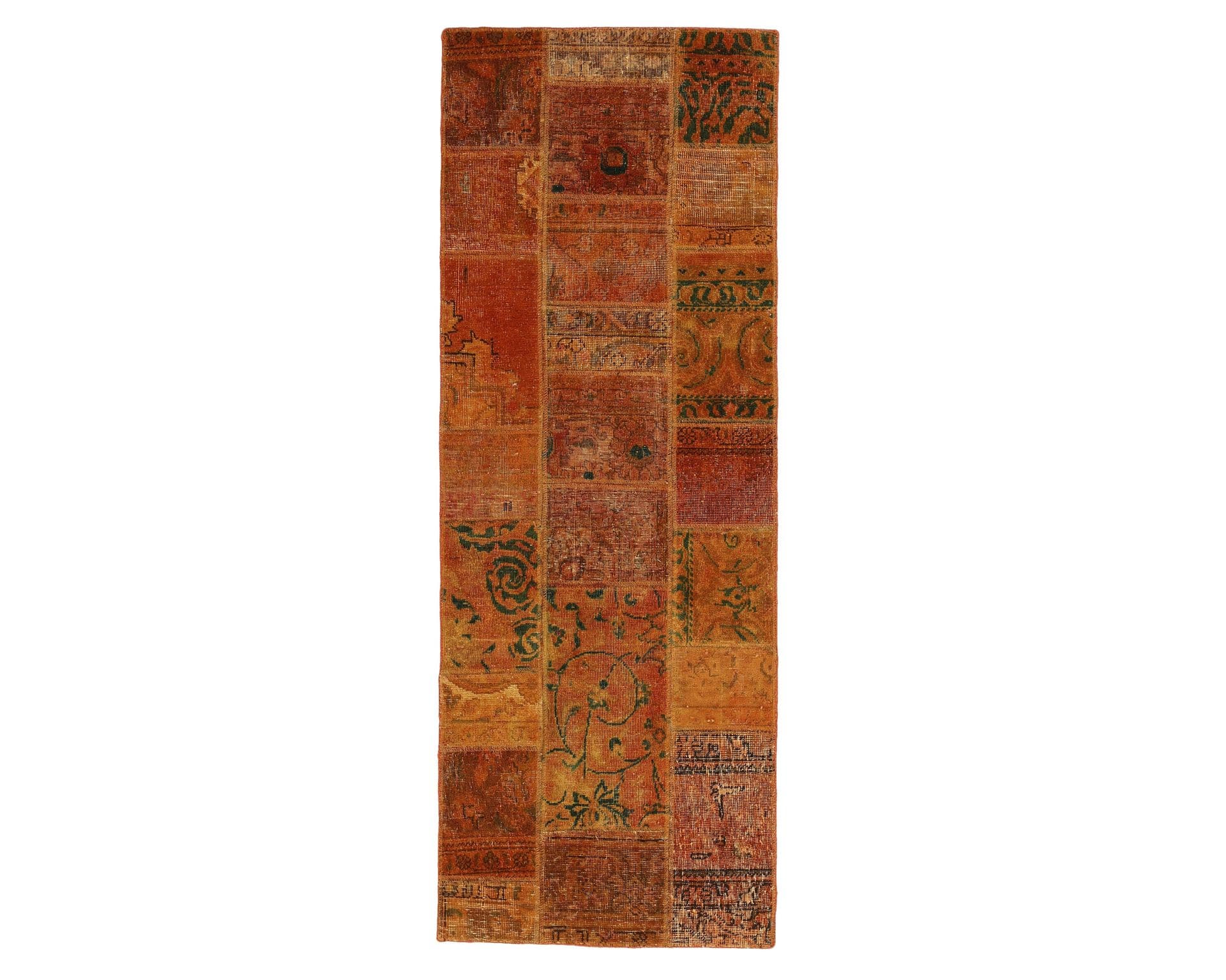 Vintage Patchwork orientalisk matta 76 x 206 cm