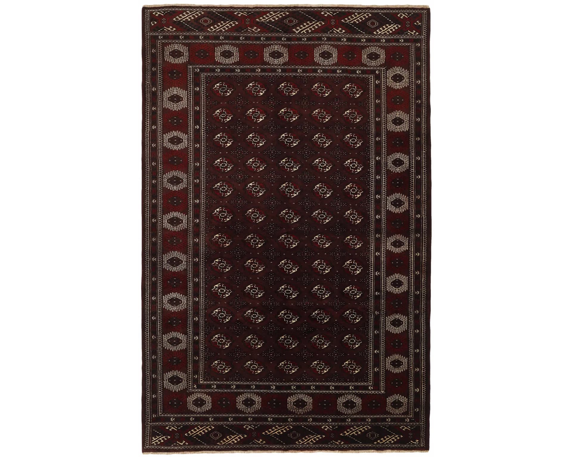 Rezas orientalisk x Torkaman matta 216 x 332 cm
