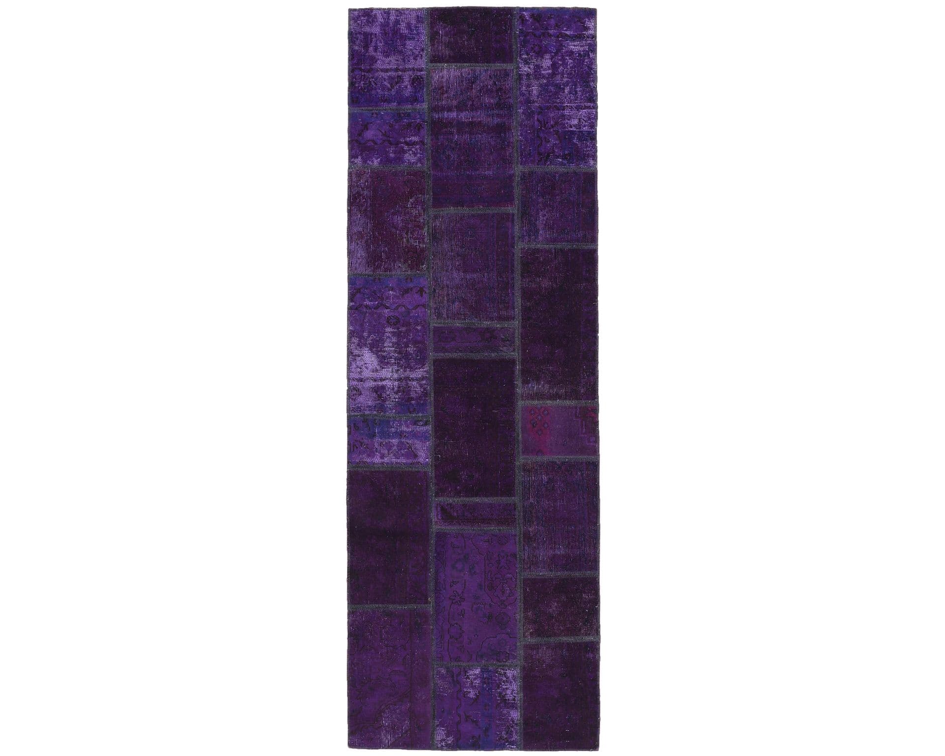Vintage Patchwork orientalisk matta 81 x 256 cm