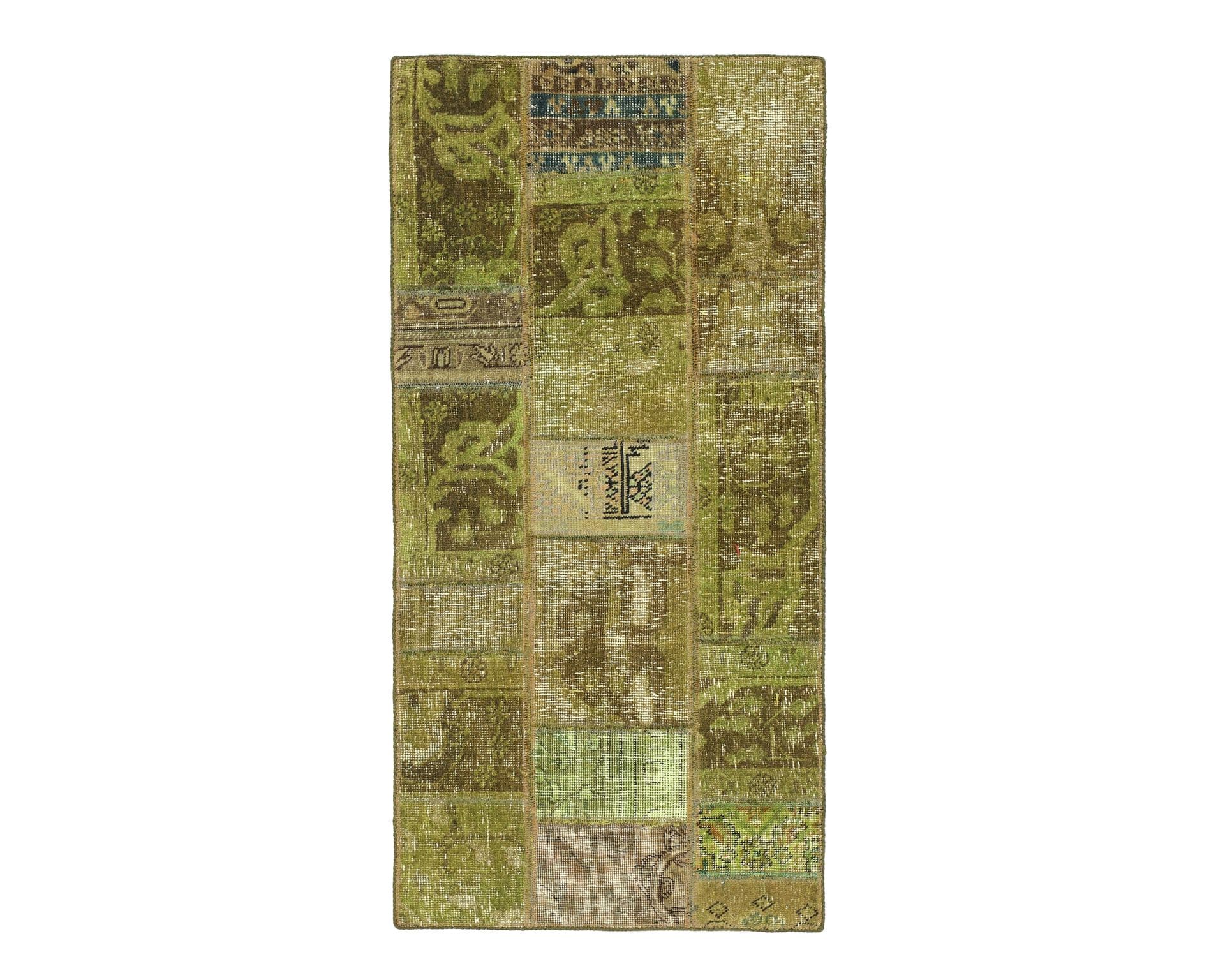 Vintage Patchwork orientalisk matta 76 x 153 cm