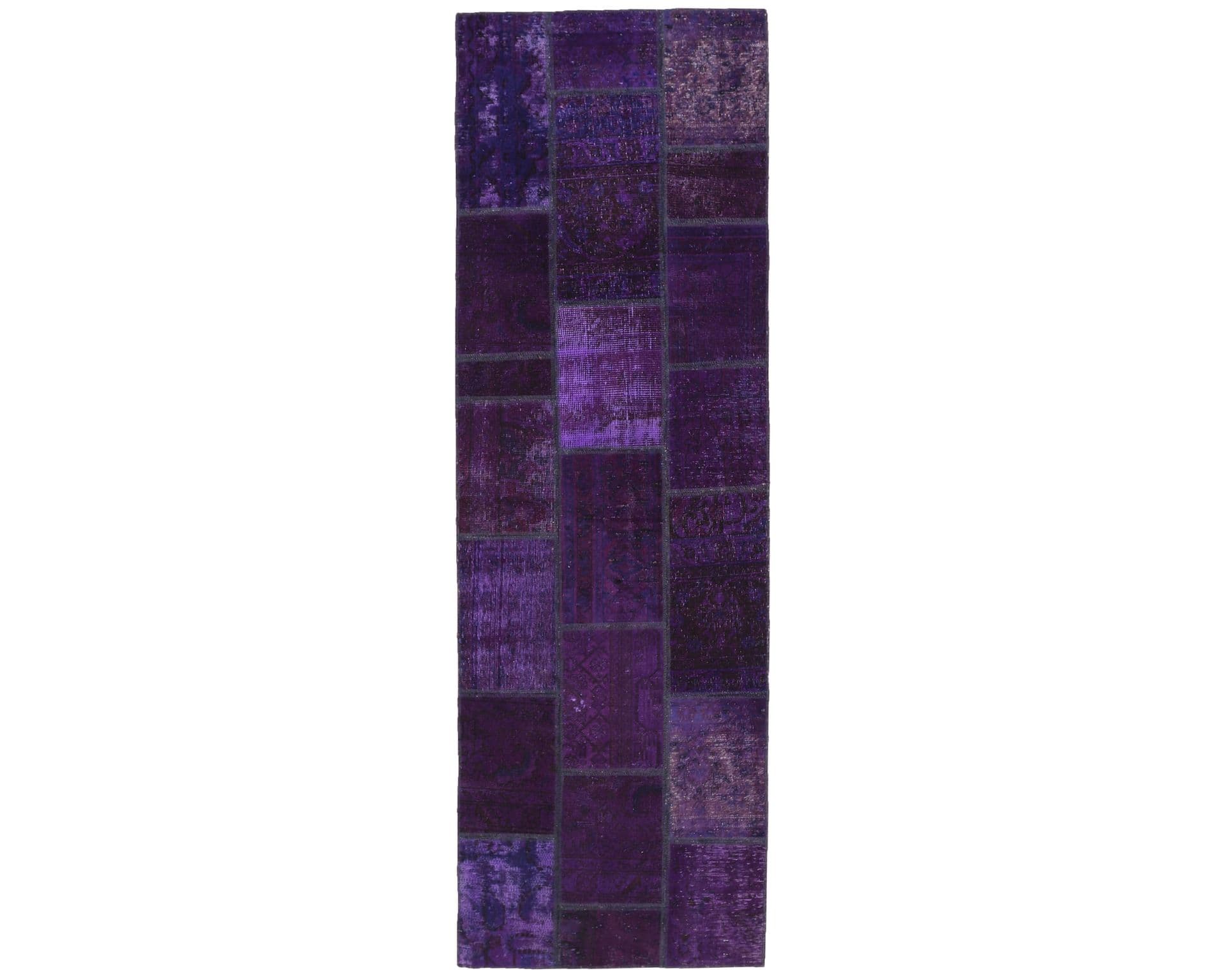 Vintage Patchwork orientalisk matta 83 x 254 cm
