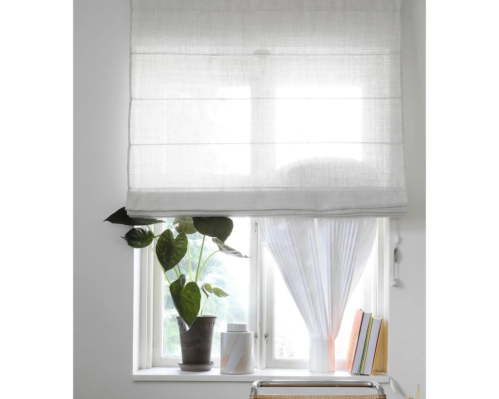 Mimou Ellie halvlinne hissgardin 90 x 220 cm