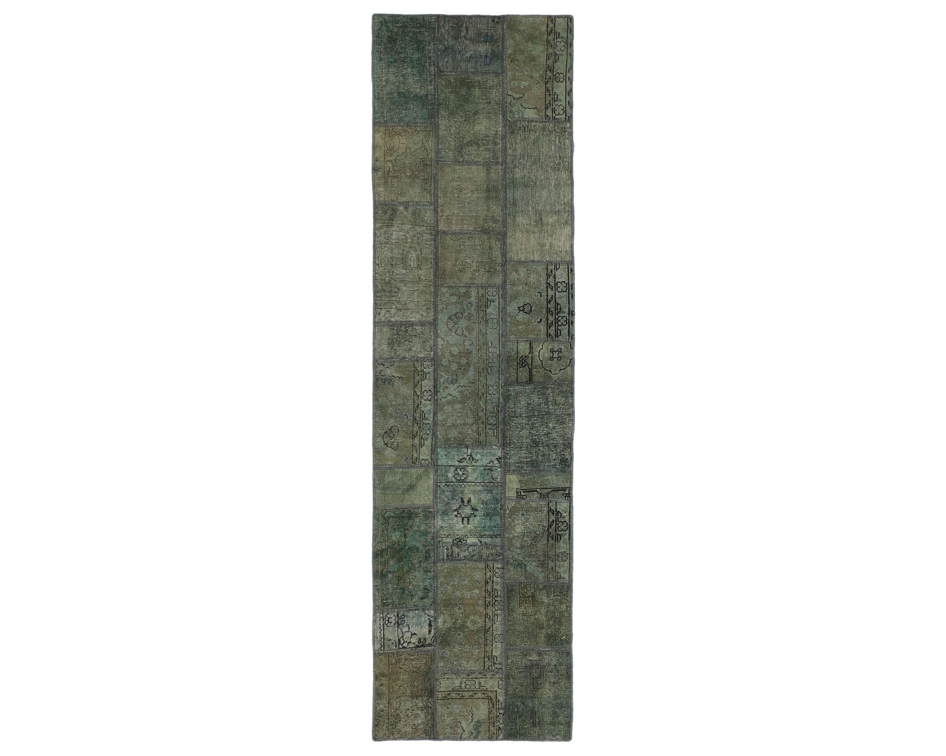 Vintage Patchwork orientalisk matta 84 x 307 cm