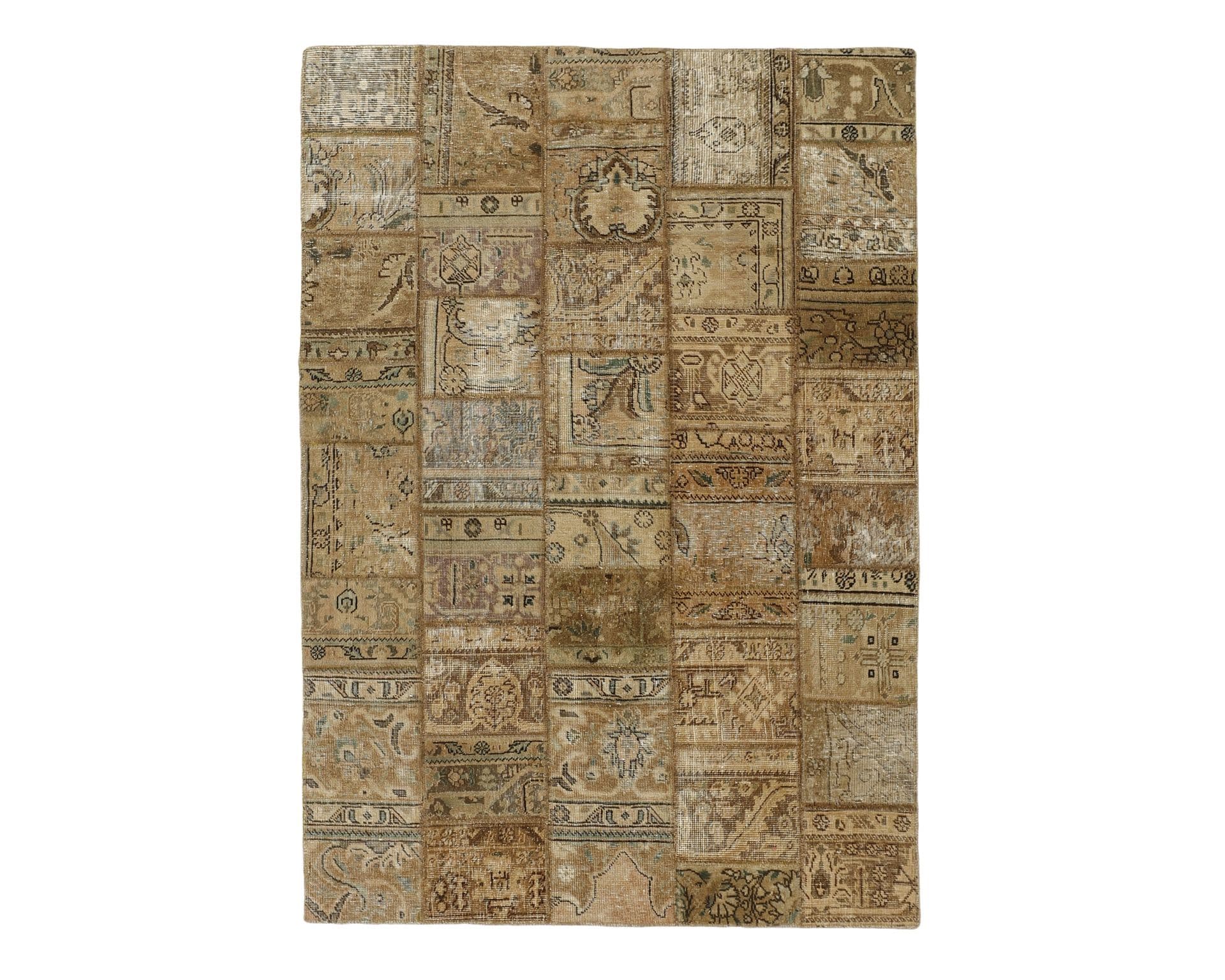 Vintage Patchwork orientalisk matta 143 x 204 cm