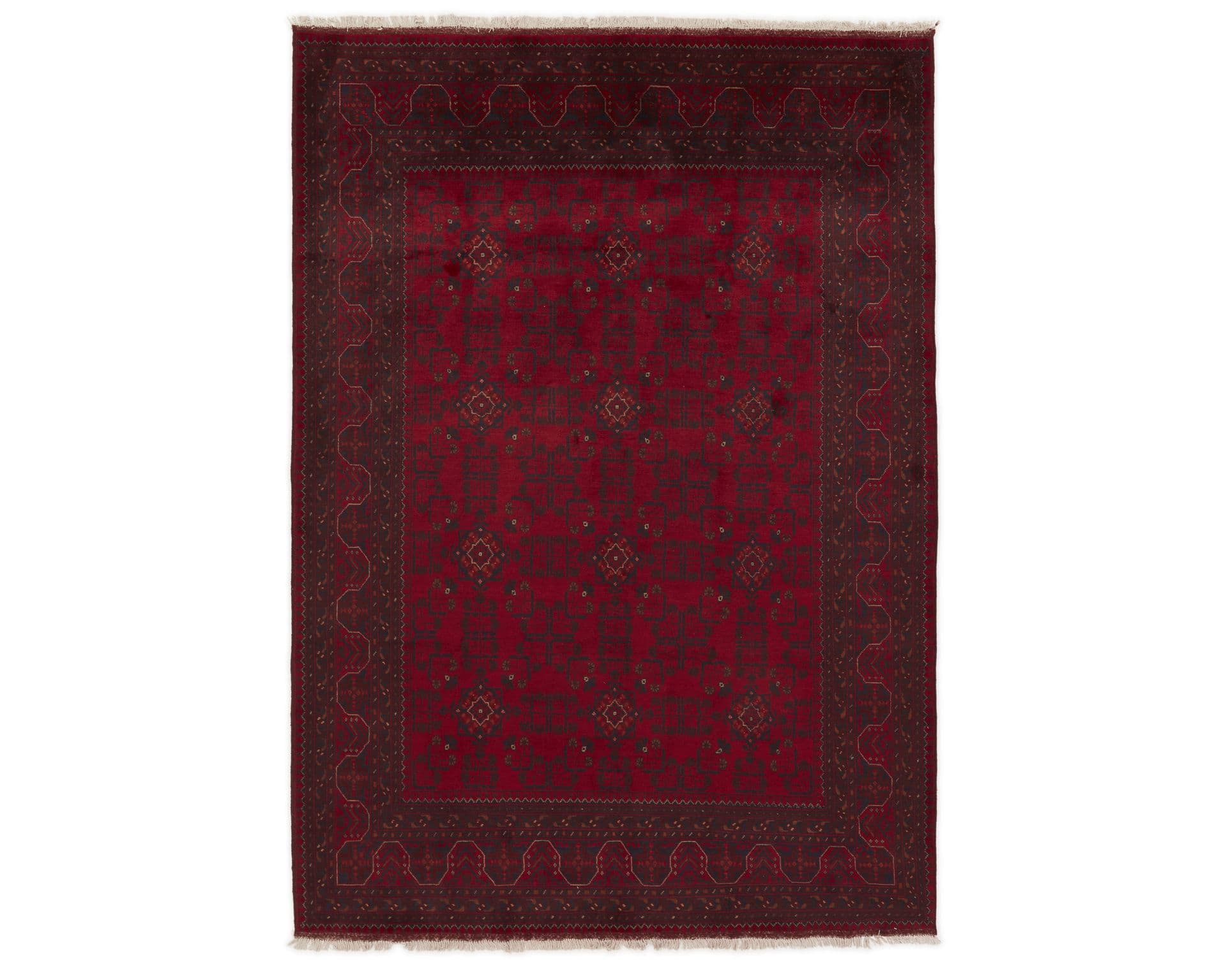 Old Afghan orientalisk matta 206 x 289 cm