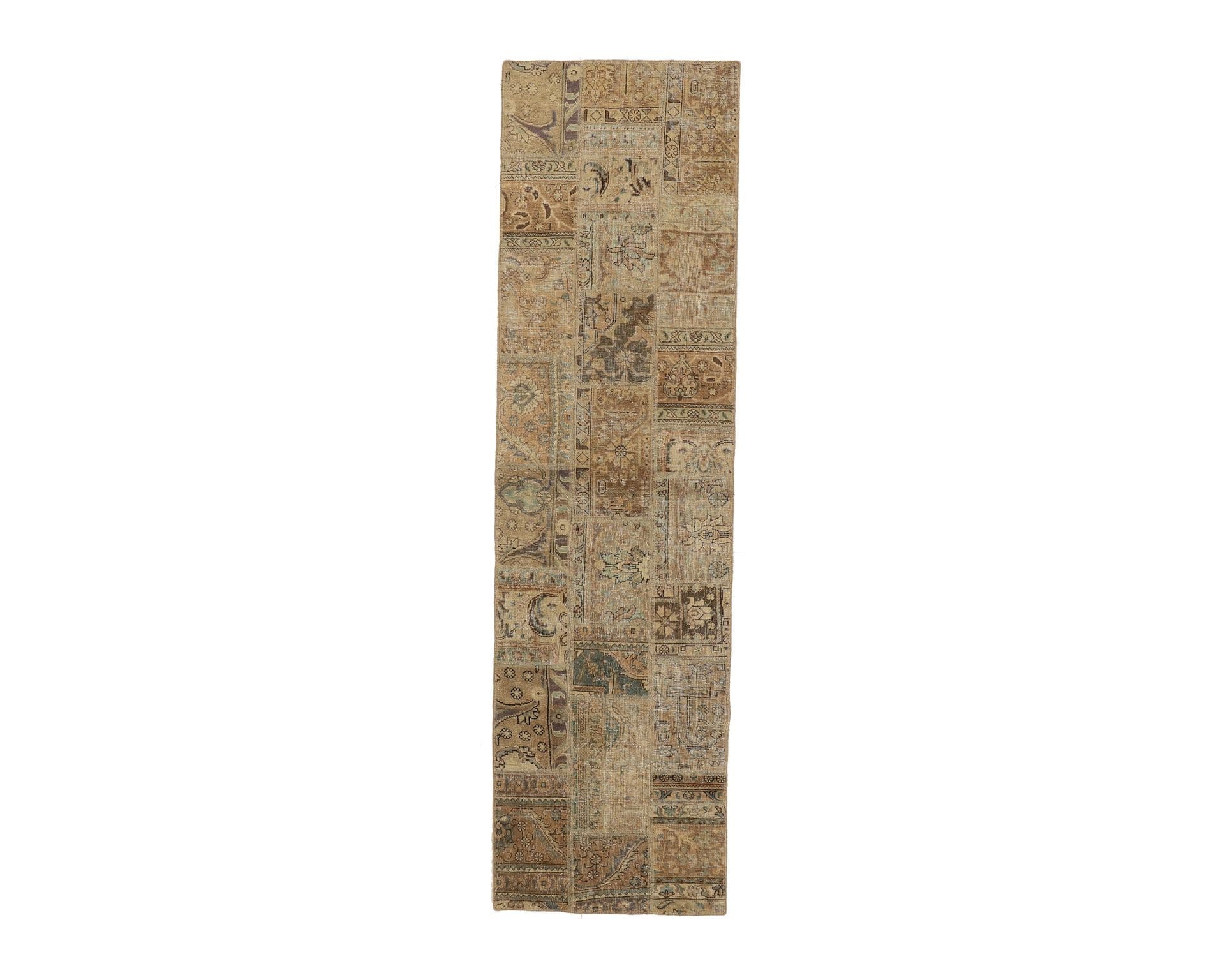 Vintage Patchwork orientalisk matta 85 x 309 cm