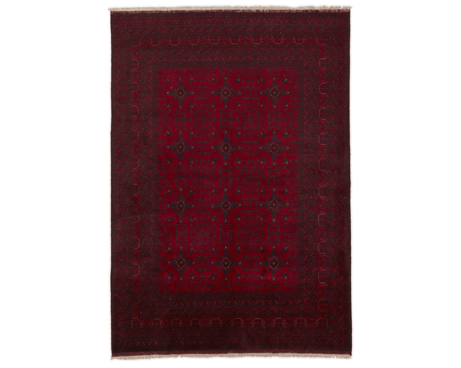 Old Afghan orientalisk matta 208 x 293 cm