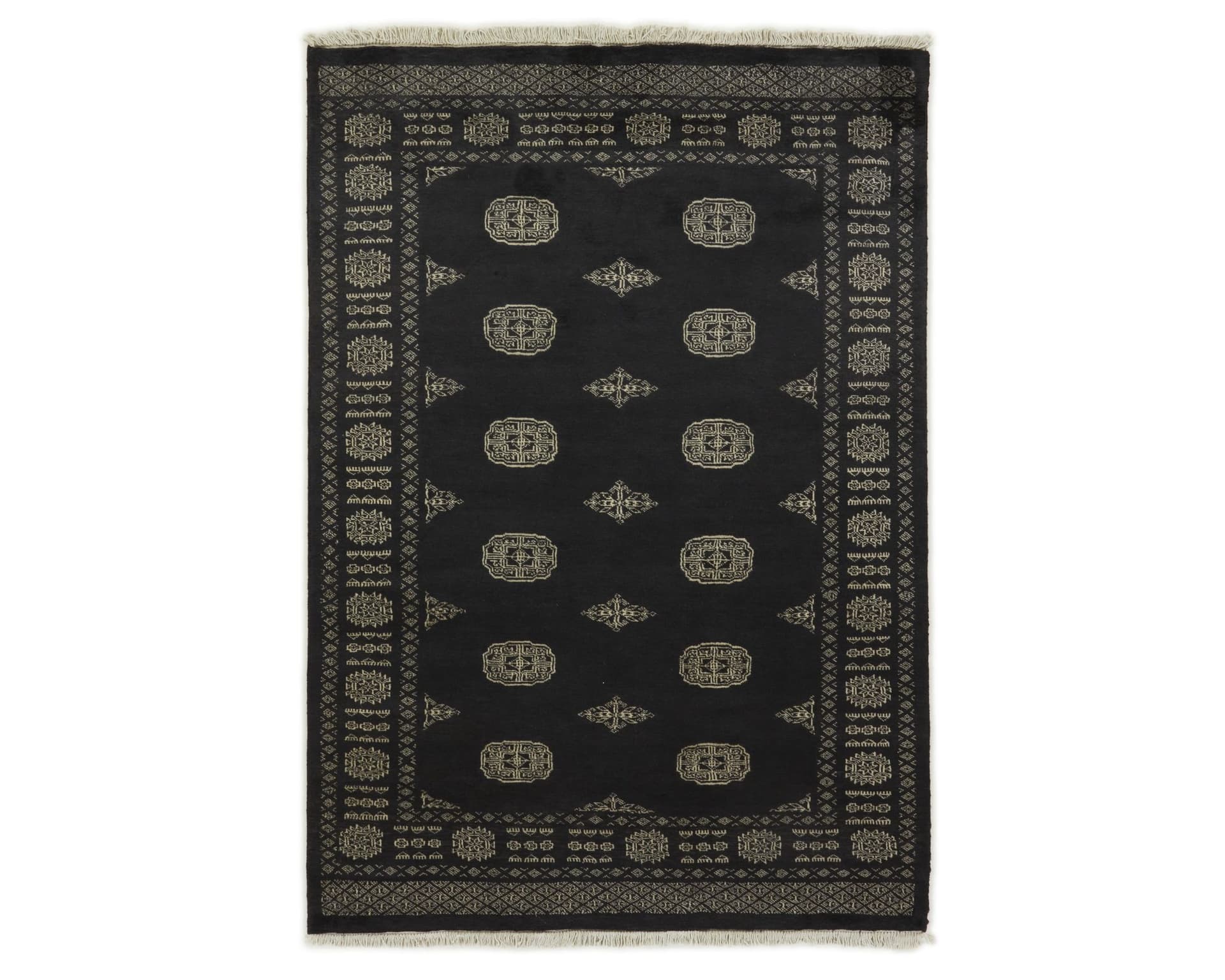 Pakistan handknotted orientalisk matta 137 x 195 cm