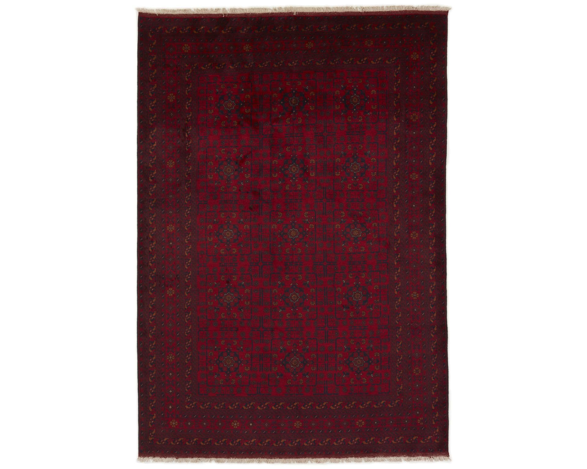 Old Afghan orientalisk matta 208 x 297 cm