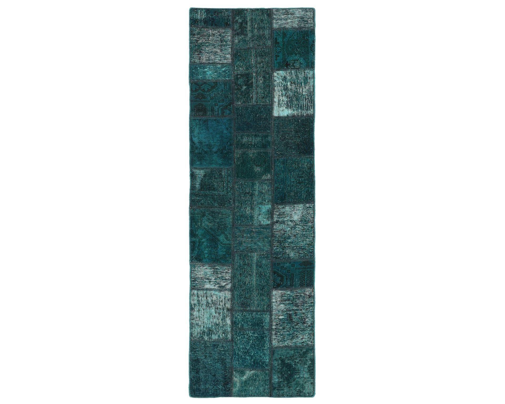 Vintage Patchwork orientalisk matta 76 x 258 cm