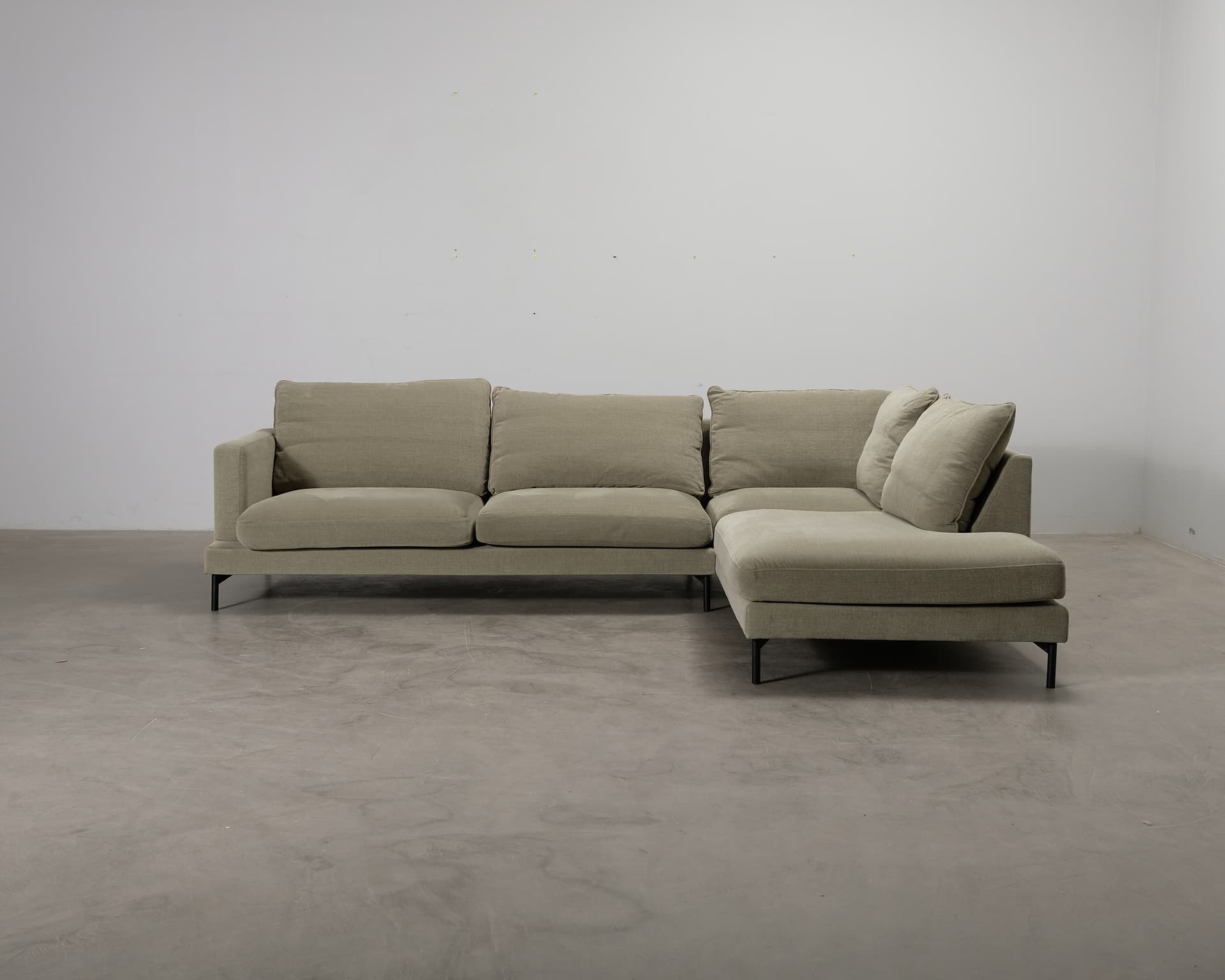 4-sits hörnsoffa grön