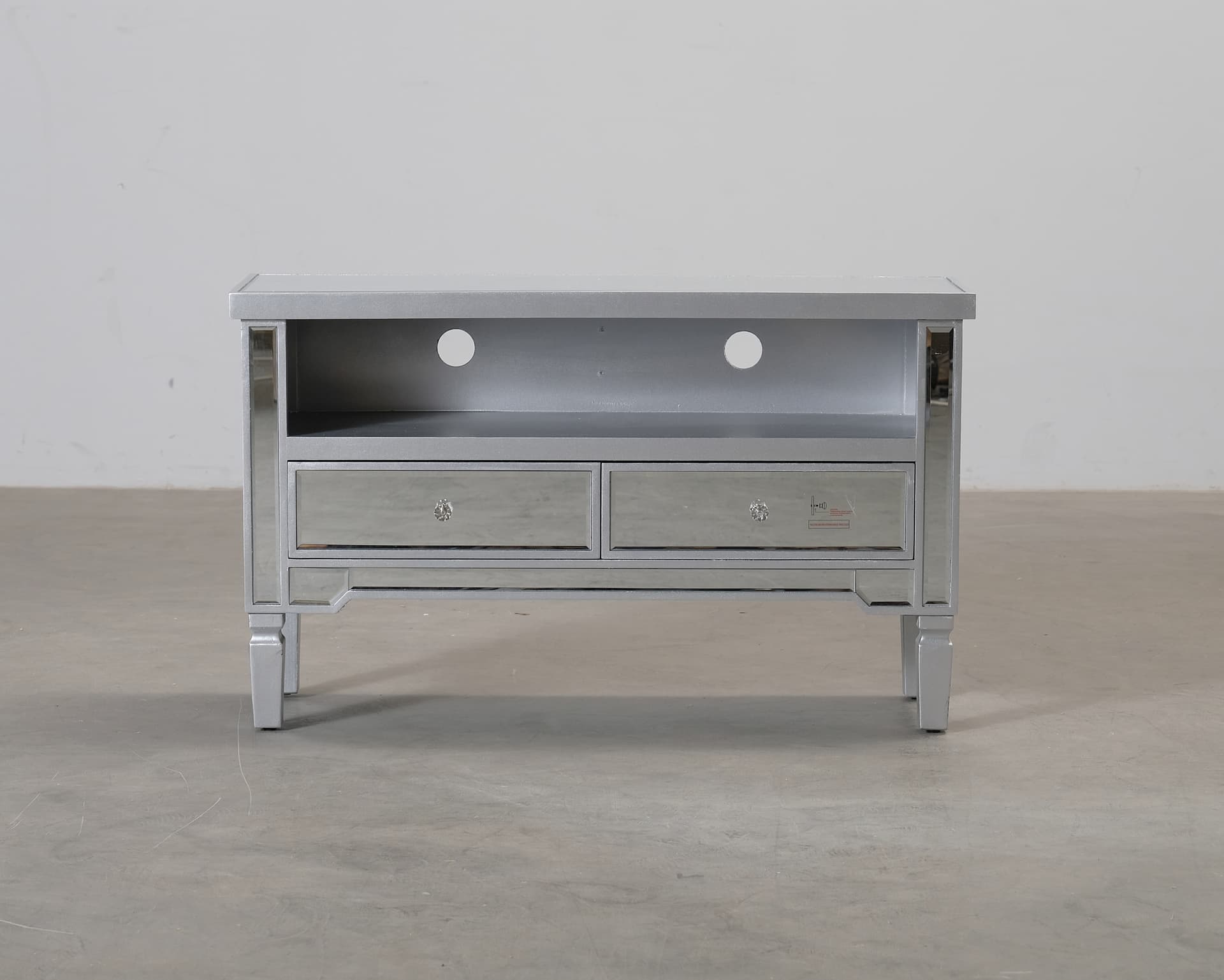 TV-bänk silver