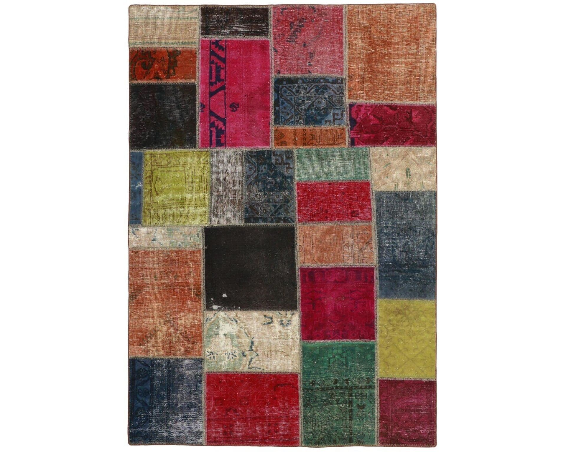 Vintage Patchwork orientalisk matta 140 x 200 cm