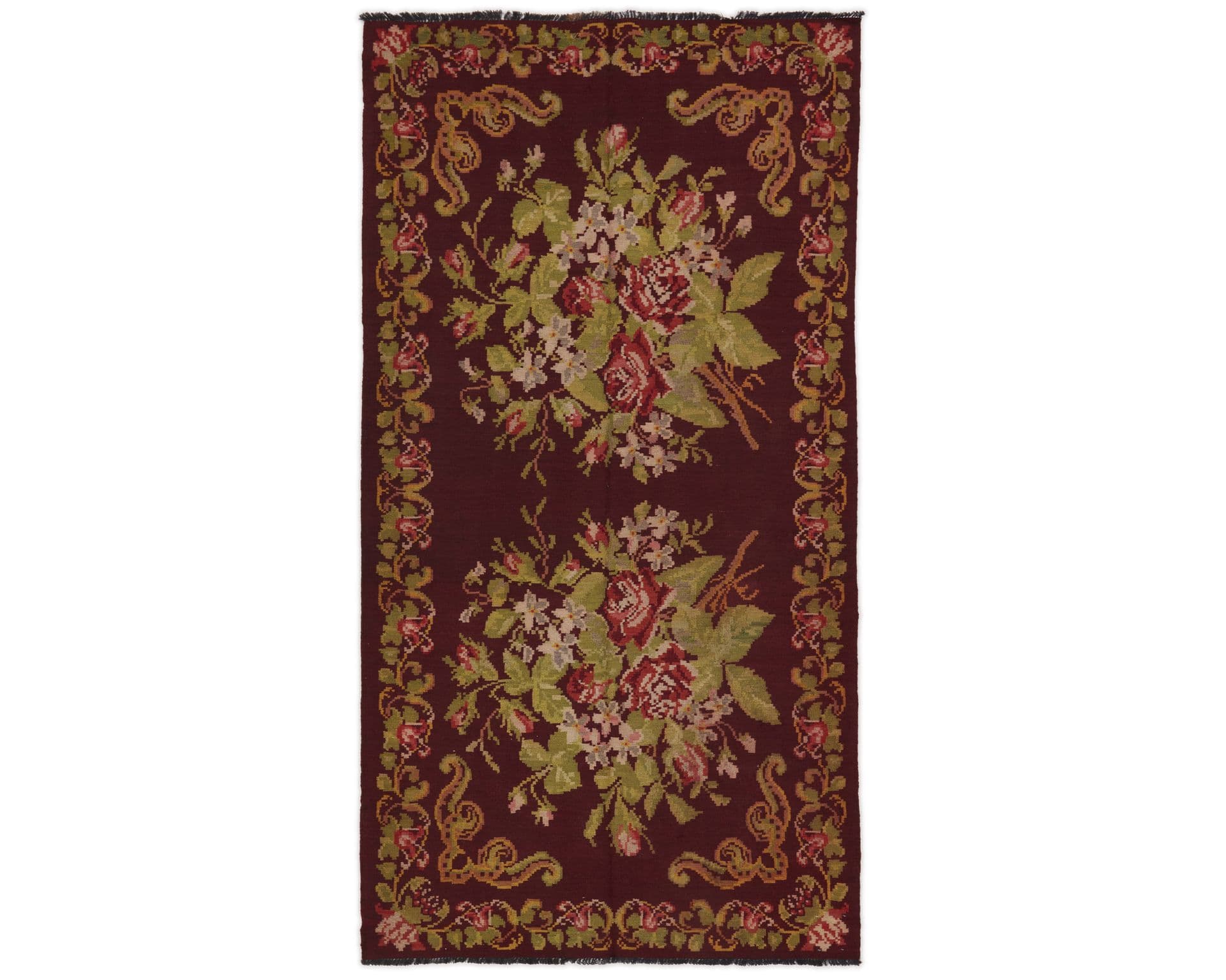 Rose Kelim orientalisk matta 153 x 290 cm