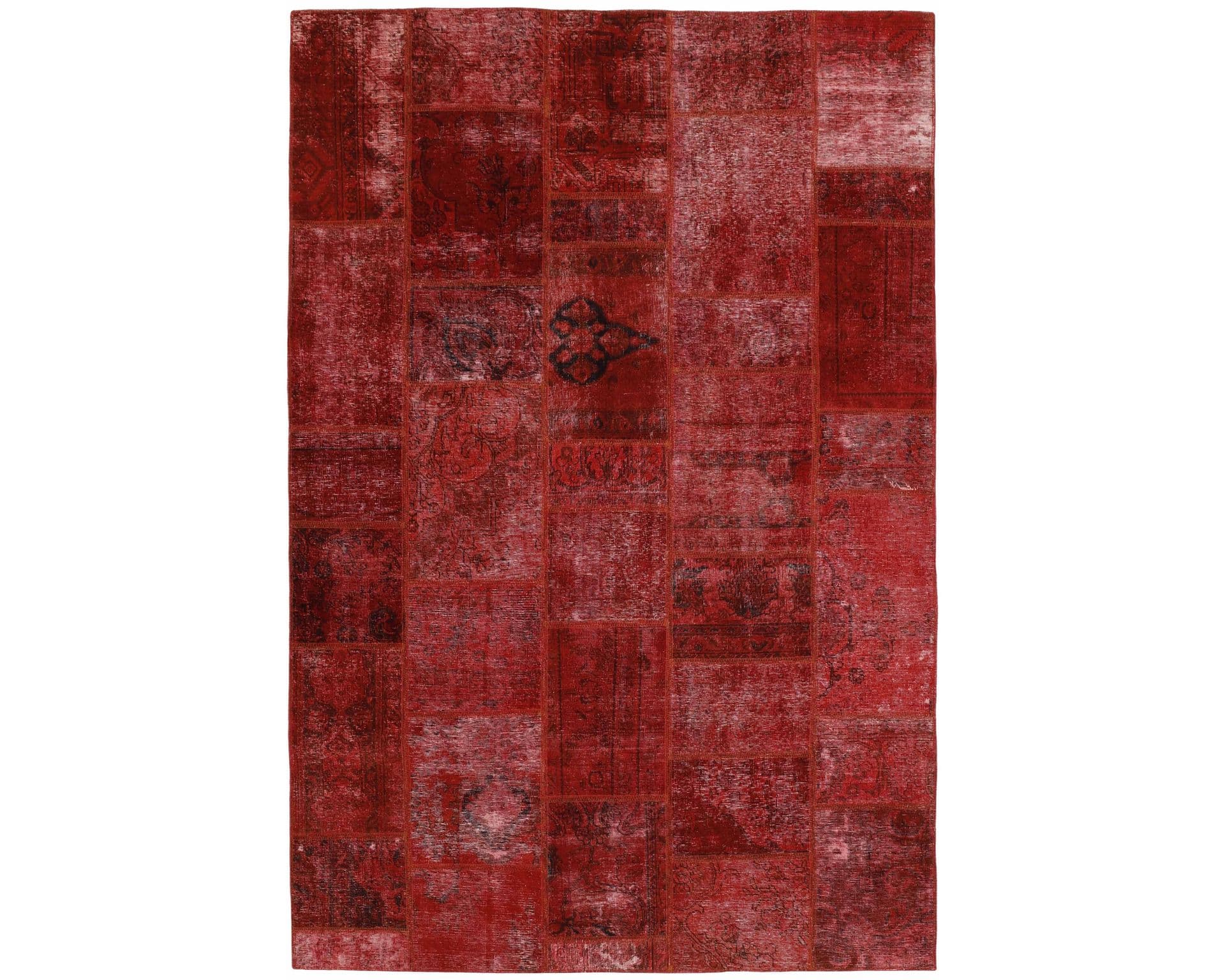 Vintage Patchwork orientalisk matta 204 x 310 cm