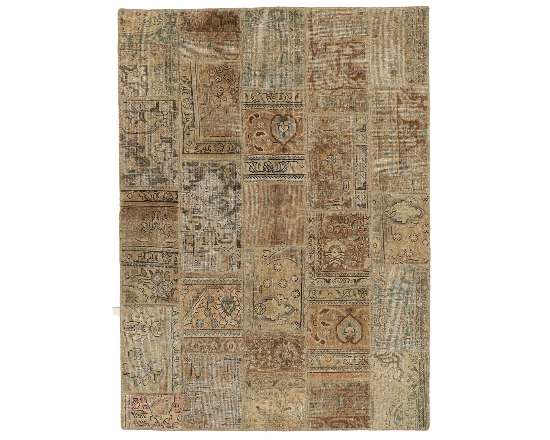 Vintage Patchwork orientalisk matta 146 x 202 cm