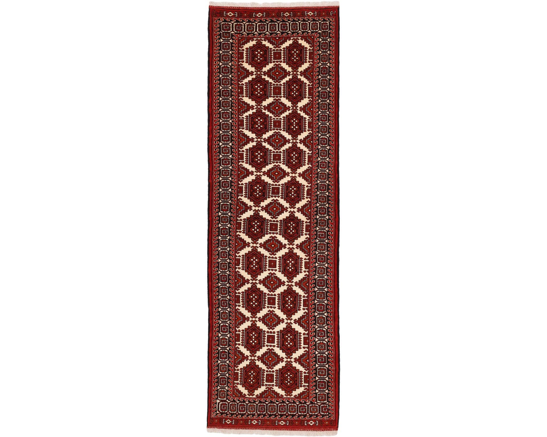 Torkaman Fine orientalisk matta 84 x 295 cm