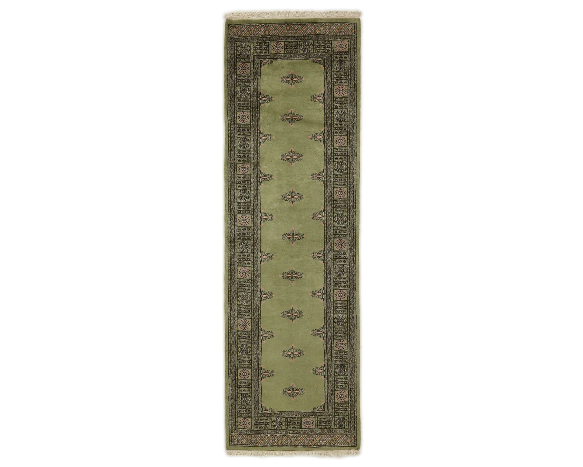 Pakistan handknotted orientalisk matta 77 x 245 cm