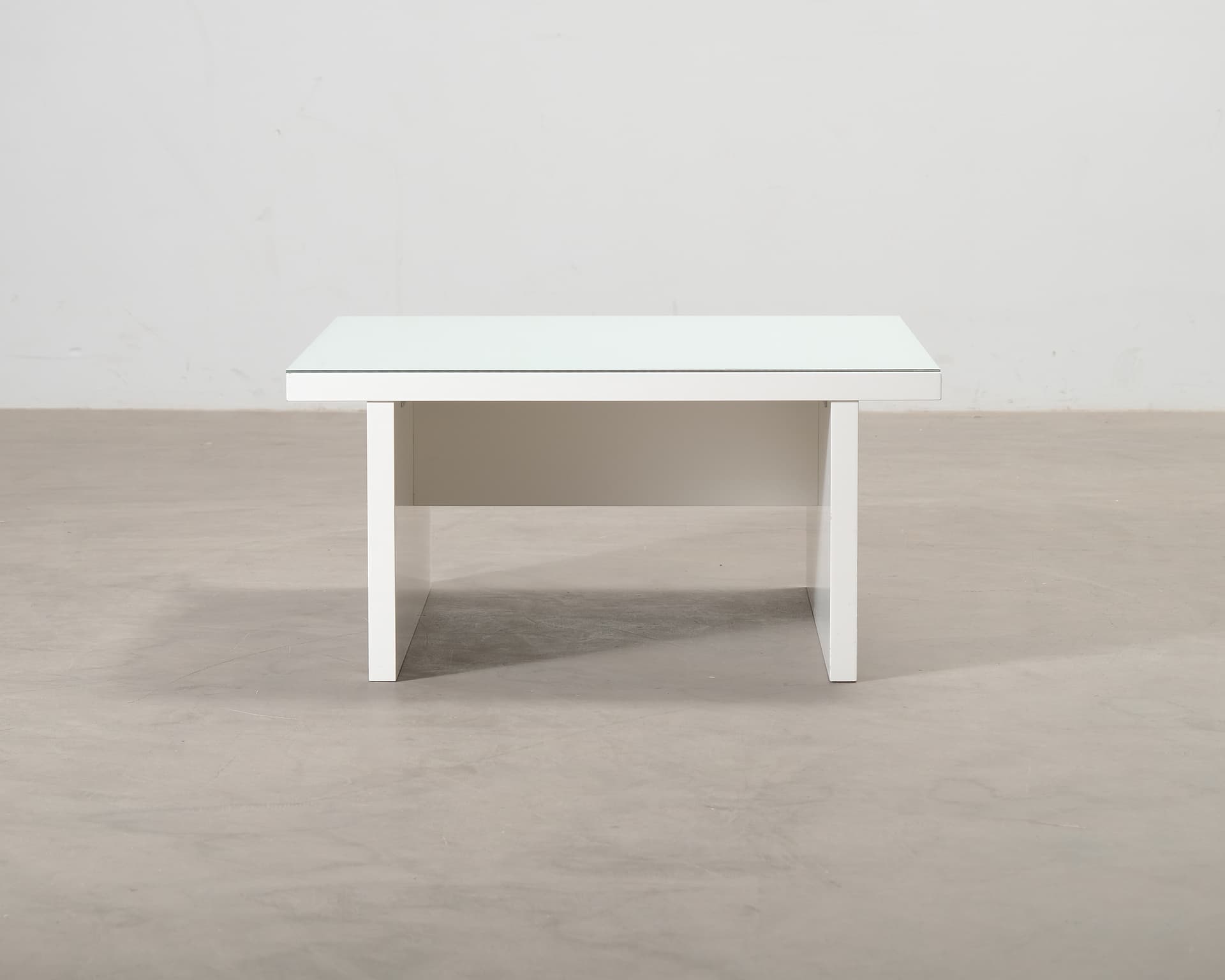 Soffbord 90 x 90 cm vit