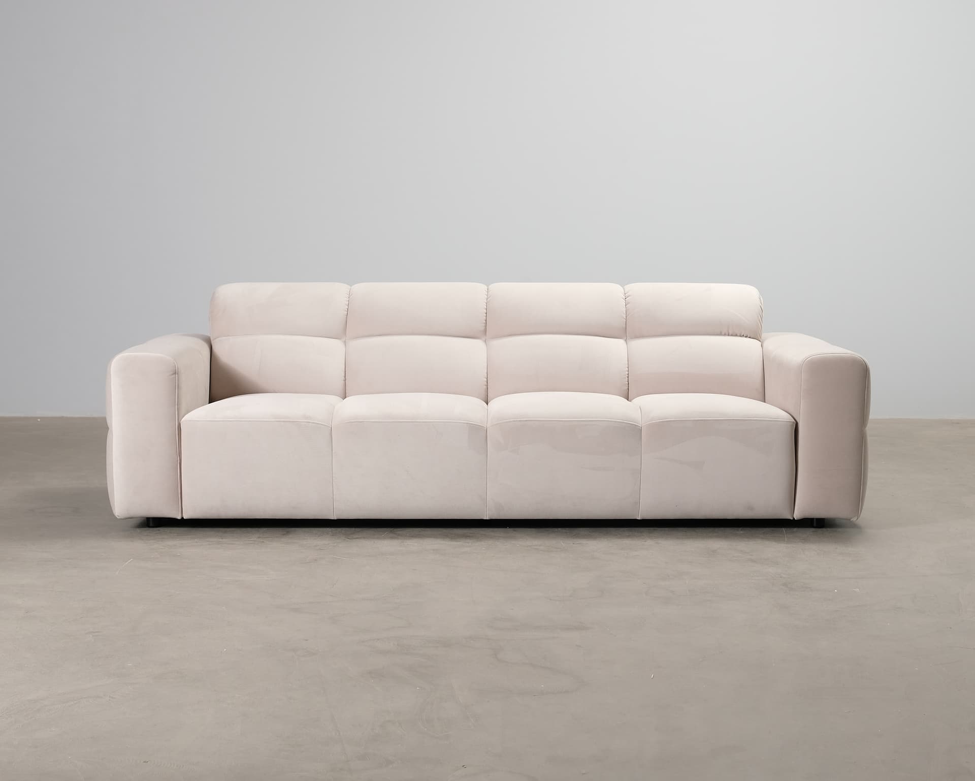 Micadoni Lisa 3-sits soffa ljusbeige