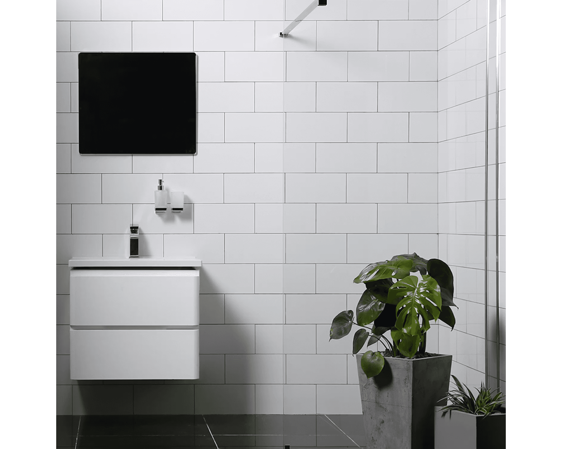 Bathlife Mångsidig duschvägg