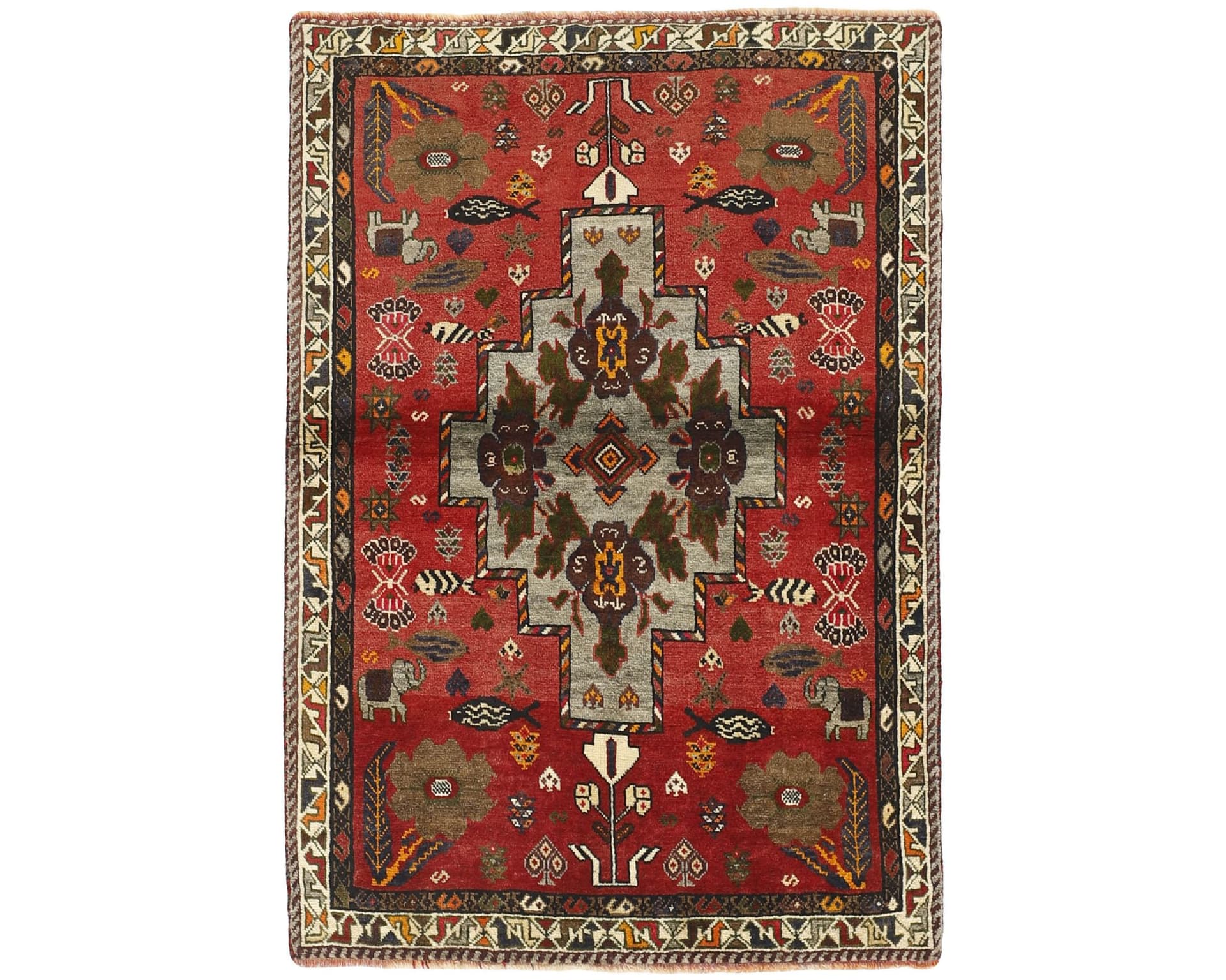 Kashghai orientalisk matta 108 x 152 cm