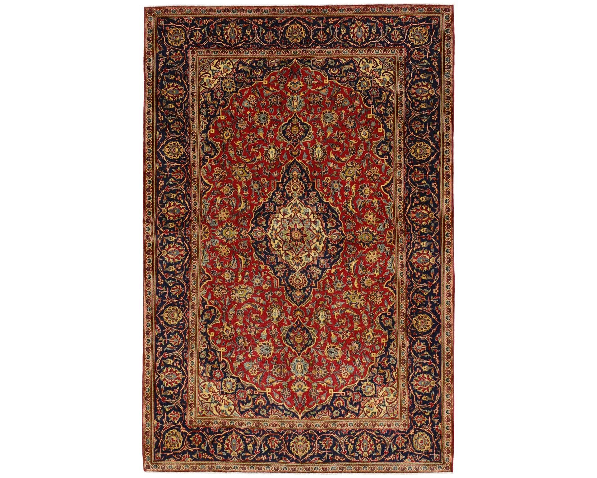 Keshan orientalisk matta 141 x 220 cm
