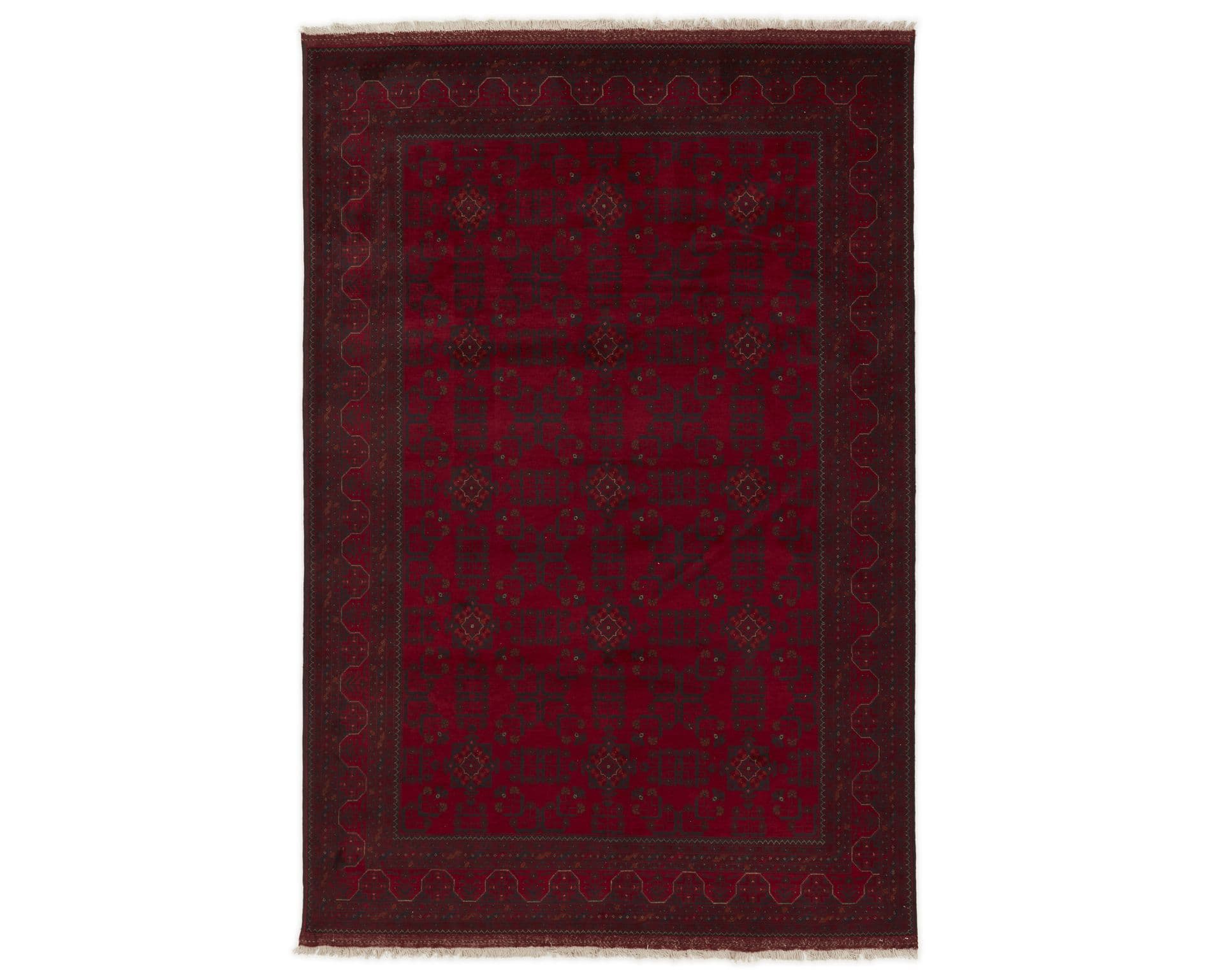 Old Afghan orientalisk matta 201 x 296 cm