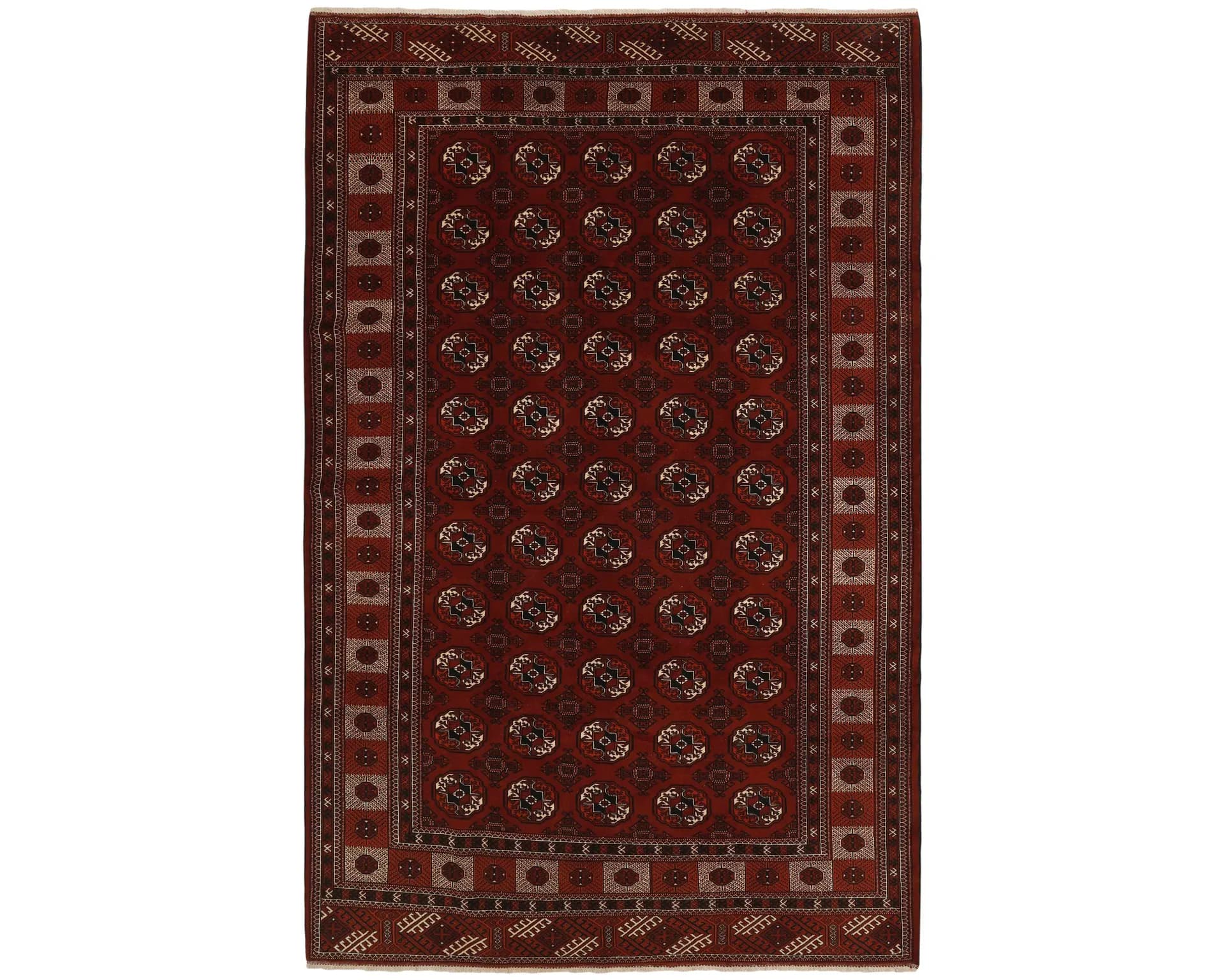 Rezas orientalisk x Torkaman matta 256 x 388 cm