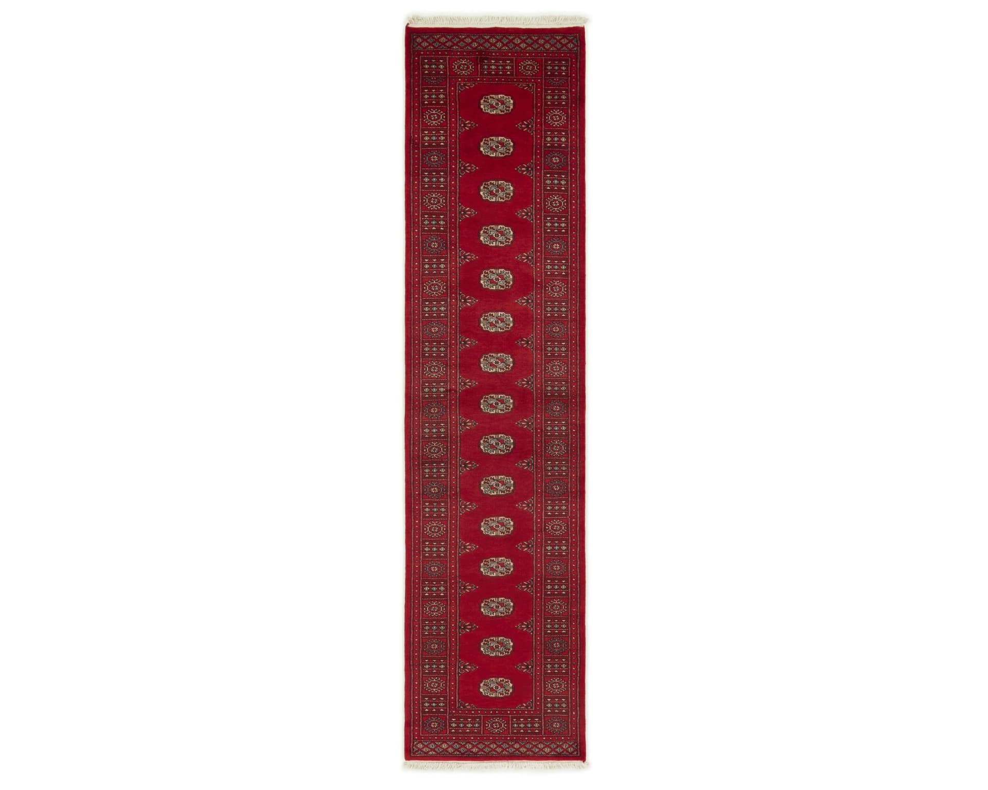Pakistan handknotted orientalisk matta 80 x 323 cm