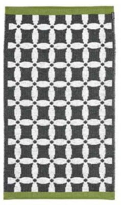 Plastmattor - Horredsmattan Black & White Tyr (Storlek: 80 x 140 cm)