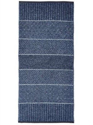 Plast- och garnmattor - Horredsmattan Alice Mix (blå) (Storlek: 150 x 150 cm)