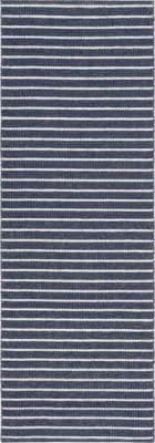 Plastmattor - Horredsmattan Music (marinblå) (Storlek: 200 x 200 cm)