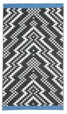 Plastmattor - Horredsmattan Black & White Gorm (Storlek: 80 x 140 cm)