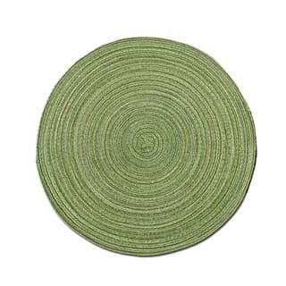 Bordstablett - 2 pack Alba (grön) (Storlek: Rund 38 cm)
