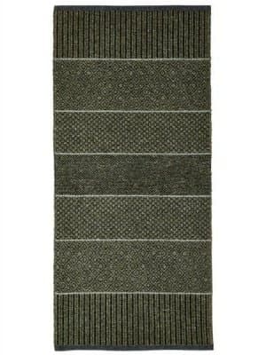 Plast- och garnmattor - Horredsmattan Alice Mix (oliv) (Storlek: 70 x 100 cm)