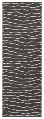 Plastmattor - Horredsmattan Line (svart) (Storlek: 70 x 150 cm)