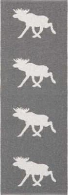 Plastmattor - Horredsmattan Moose (grå) (Storlek: 70 x 50 cm)