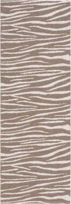 Plastmattor - Horredsmattan Zebra (beige) (Storlek: 200 x 280 cm)