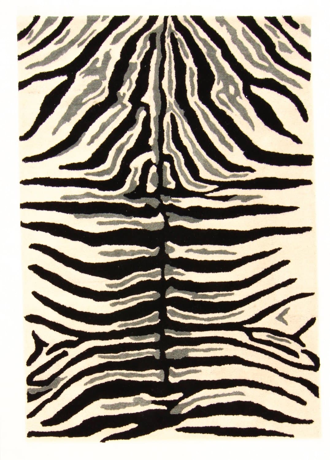 Ullmatta - Zebra (Storlek: 70 x 200 cm)