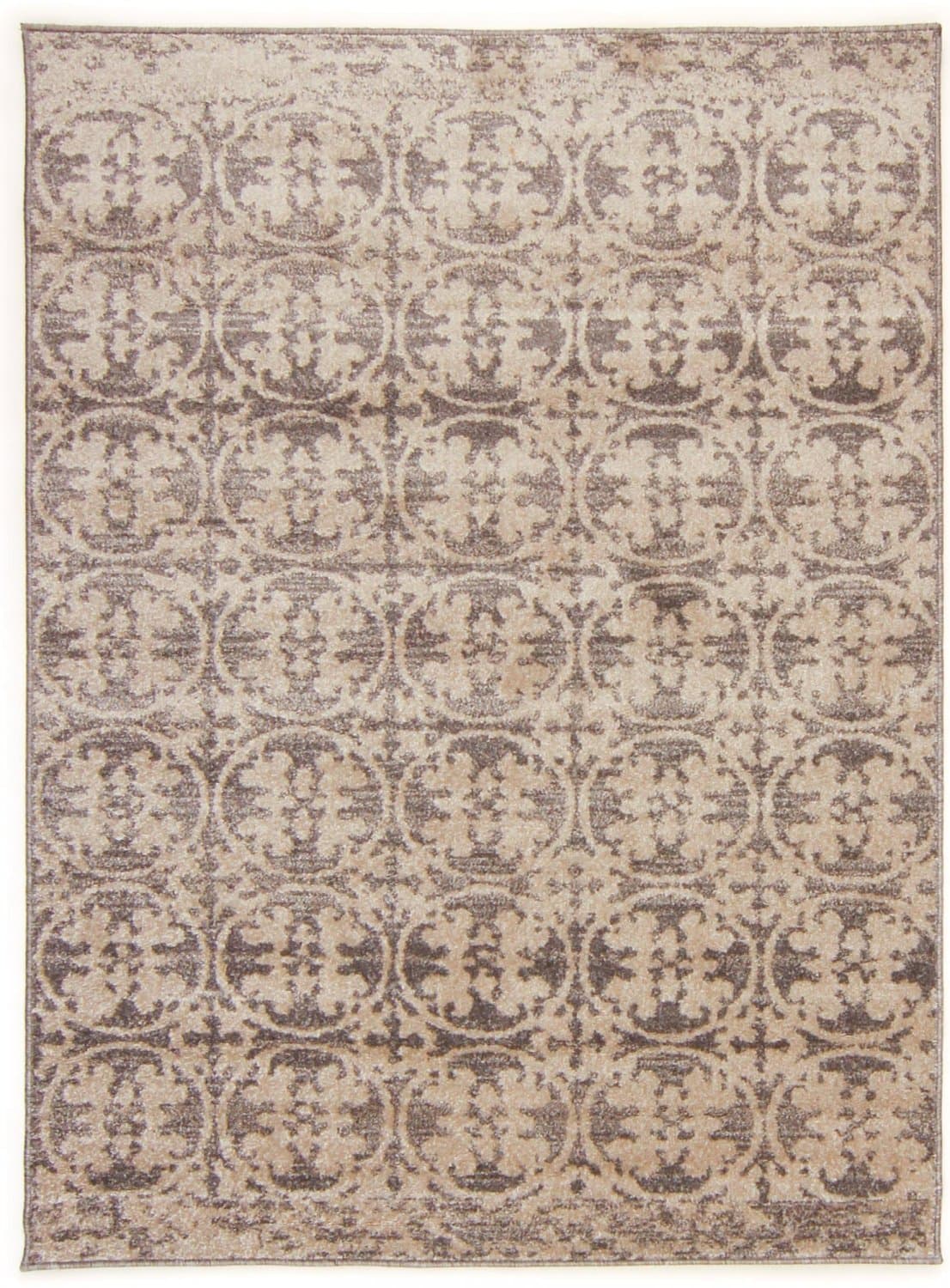 Wiltonmatta - Teresa (grå) (Storlek: 190 x 270 cm)