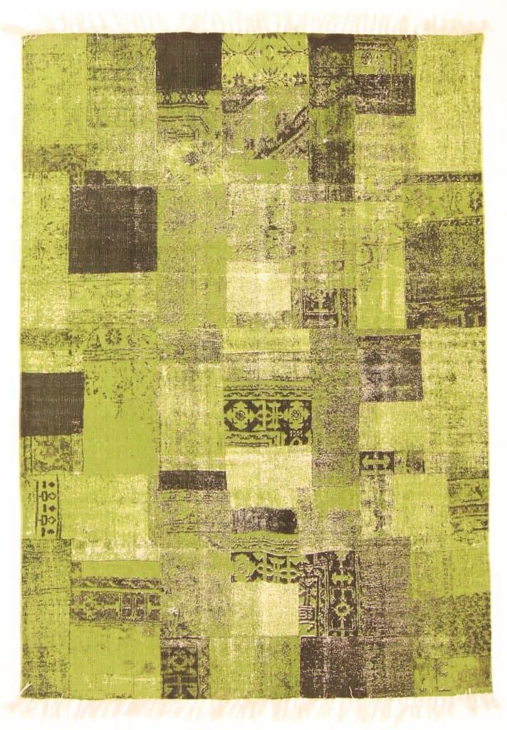 Trasmatta - Devenport (grön) (Storlek: 140 x 200 cm)