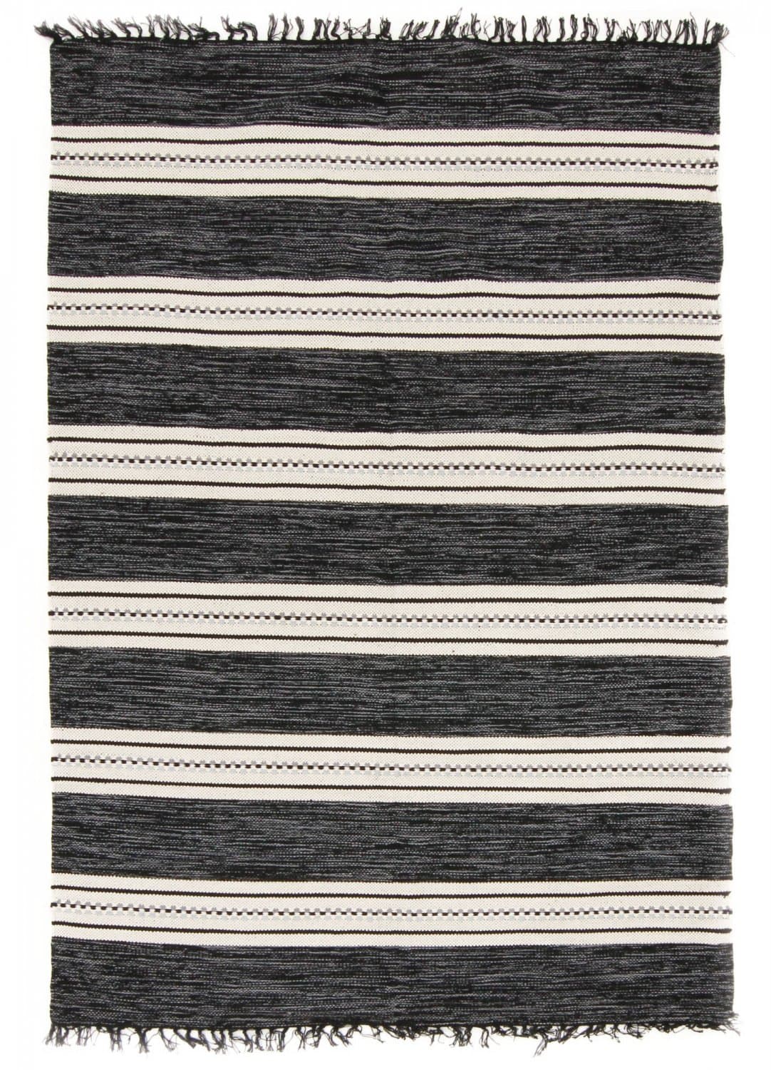 Trasmatta - Kajsa (svart) (Storlek: 60 x 110 cm)